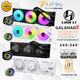 Tản nhiệt nước AIO CPU Lian Li Galahad II Trinity 360 Performance / 240 INFINITY / P28 Fan - Chính hãng, LED 5V ARGB PWM