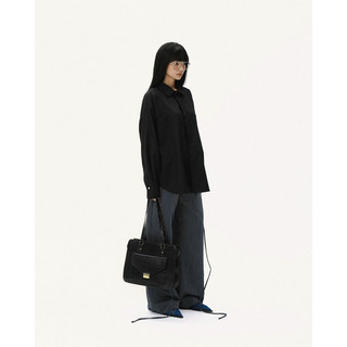 Normallife | SHIRT 06 Áo sơmi đen form oversize