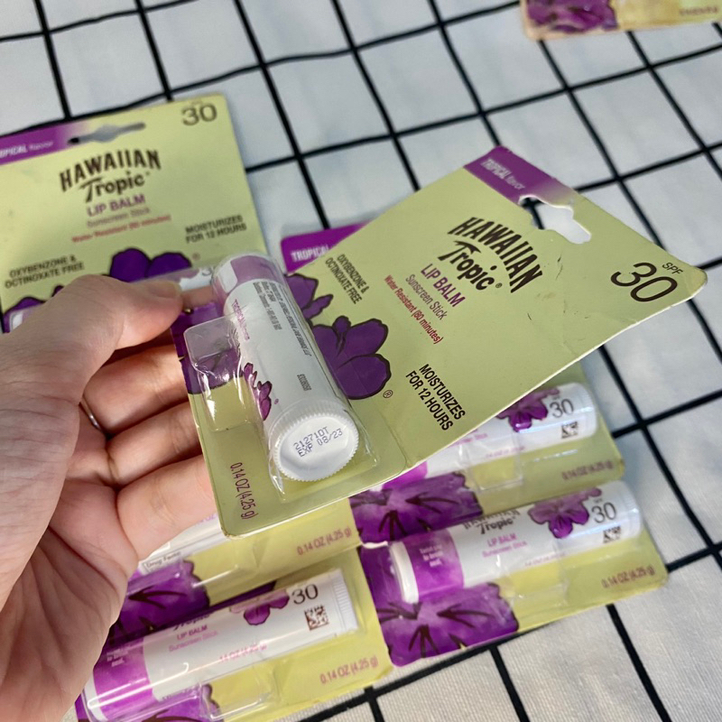 Son dưỡng chống nắng Hawaiian Tropic Tropical Lip Balm SPF 30