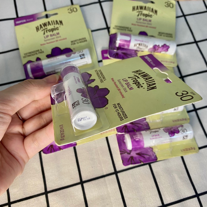 Son dưỡng chống nắng Hawaiian Tropic Tropical Lip Balm SPF 30