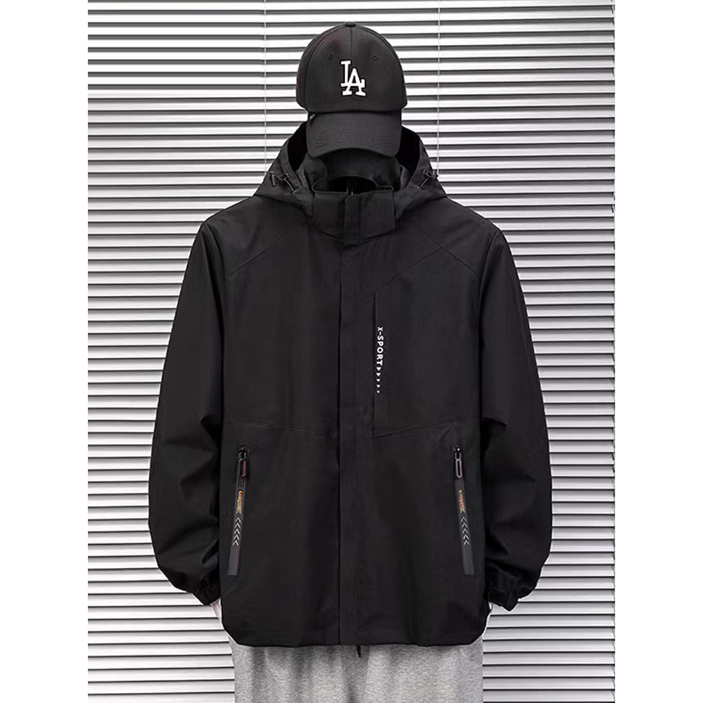 Áo khoác gió trượt nước kết hợp 3 túi dây kéo và nón tháo rời đa năng siêu phẩm 2023 5 màu Bảo Đăng.