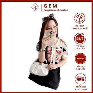 Áo kiểu G202 phối nơ chất lụa CÓ BIGSIZE thời trang thiết kế cao cấp, kiểu dáng nữ tính - GEM Fashion