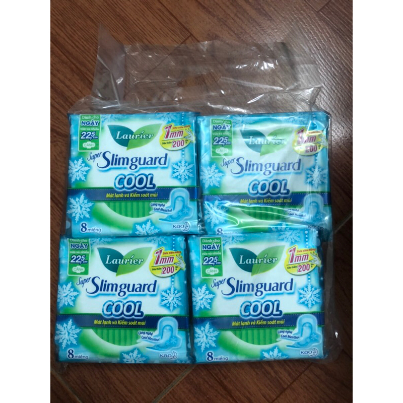 Combo 5 gói  Laurier supper slim guard 1mm cao cấp