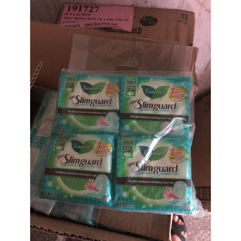 Combo 5 gói  Laurier supper slim guard 1mm cao cấp