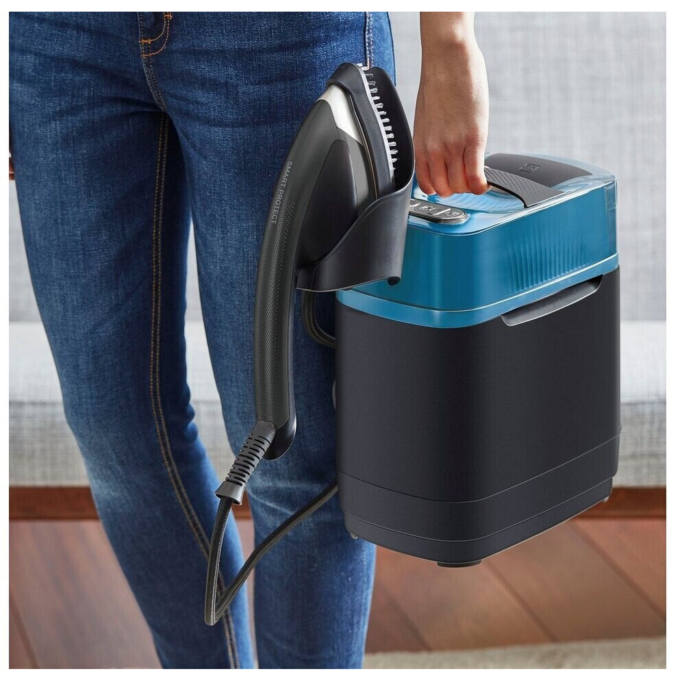 Bàn là cây hơi nước TEFAL Ixeo Power QT2022 Nội Địa Đức, Bàn ủi đứng thông minh cao cấp made in France GermanySnT 20068