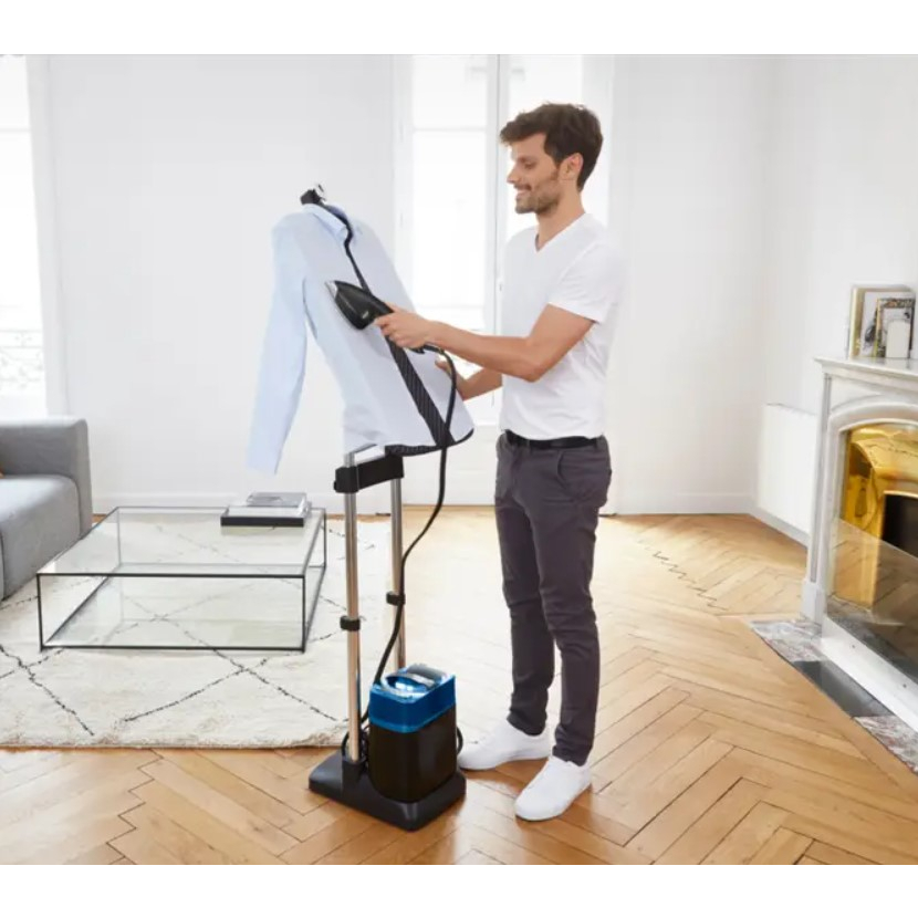 Bàn là cây hơi nước TEFAL Ixeo Power QT2022 Nội Địa Đức, Bàn ủi đứng thông minh cao cấp made in France GermanySnT 20068