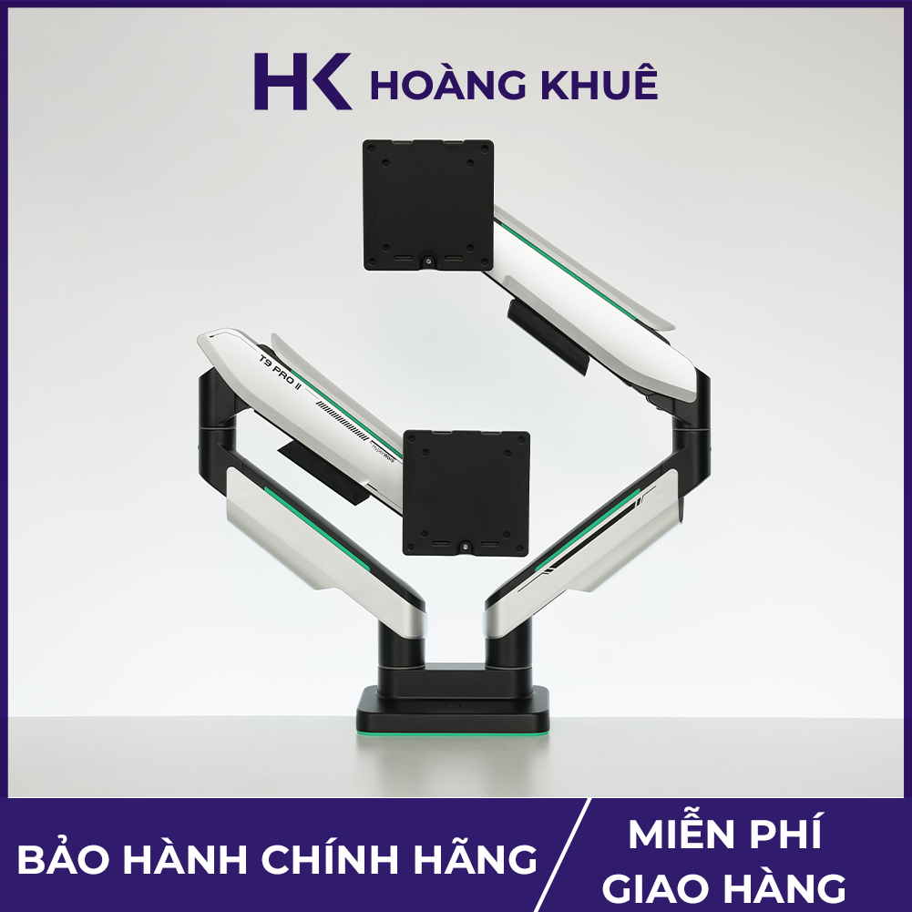 Giá đỡ màn hình Human Motion T9 Pro II Dual Xám Cho Màn Hình từ 23 đến 43 inch