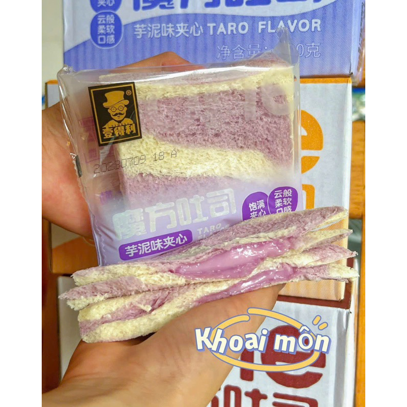 SANDWICH ONE NHÂN KHOAI MÔN/ PHÔ MAI/ KEM/ CHUỐI/ SOCOLA