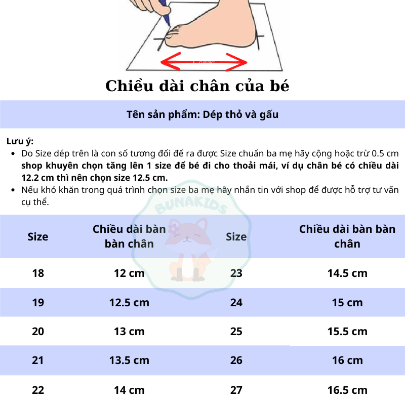 Dép cho bé, sục bé trai, dép bé gái siêu nhẹ chống trơn trượt sticker ngộ ngĩnh Bunakids D3.0