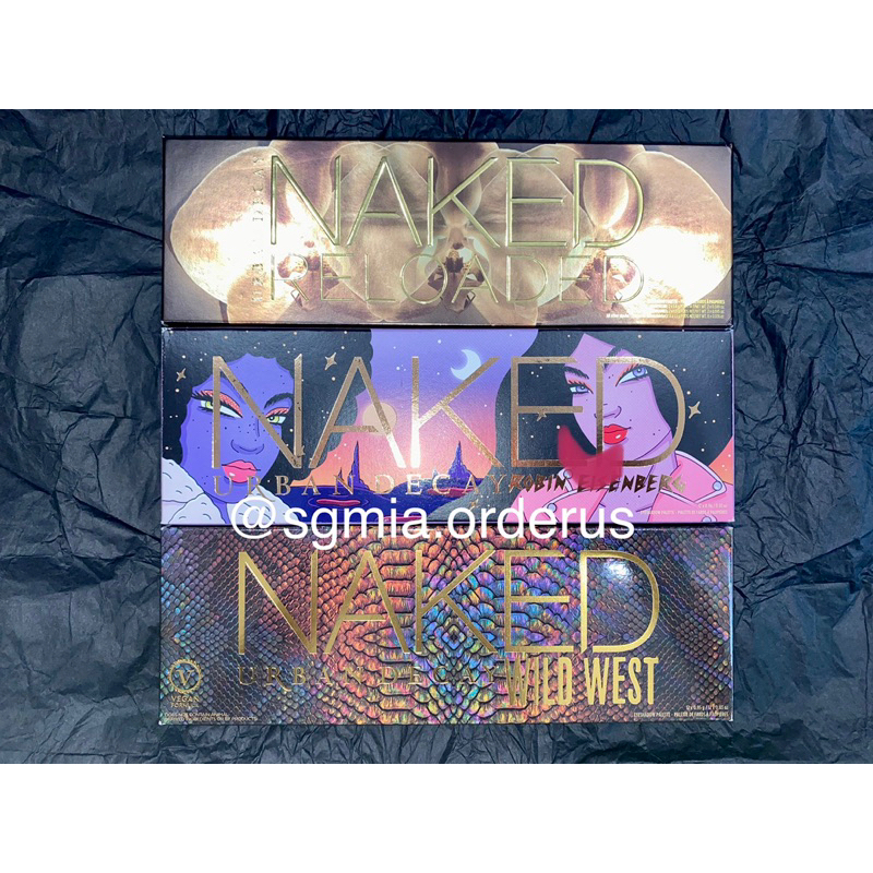 SẴN bảng phấn mắt URBANN DECAY NAKED RELOADED, ROBIN EISENBERG, WILD WEST EYESHADOW PALETTE