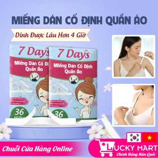 Gói 36 Miếng dán cố định quần áo, băng dính cố định quần áo chống hở - Lucky Mart