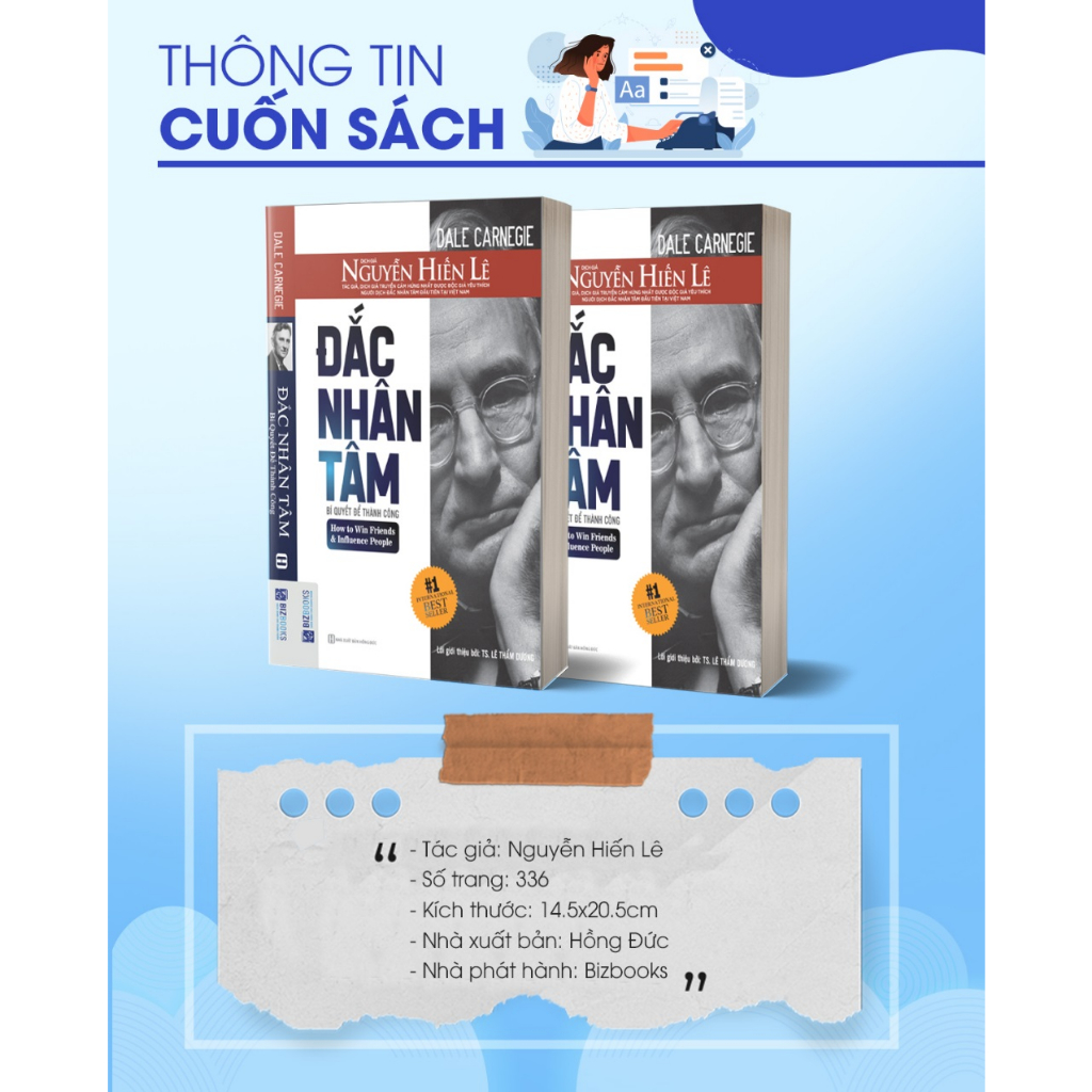 Sách - Đắc Nhân Tâm - Bí Quyết Để Thành Công