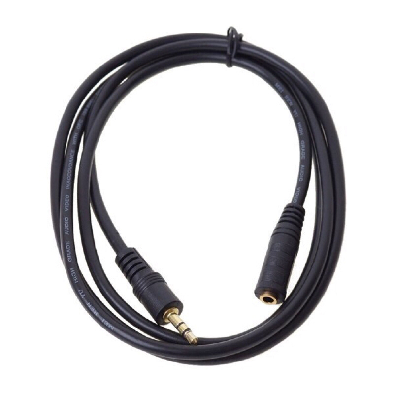 Dây nối dài loa và tai nghe đầu tròn jack 3.5 1.5m - 3m - 5m - dây kéo dài âm thanh