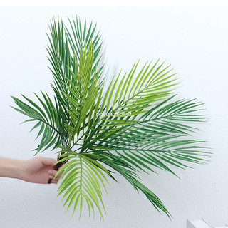 Cây cọ giả decor size lớn cao 60cm 15 nhánh lá bằng nhựa trang trí tuyệt đẹp