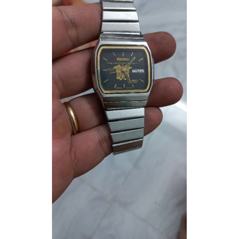 Đồng hồ nam seiko cơ automatic Hải Quân xưa