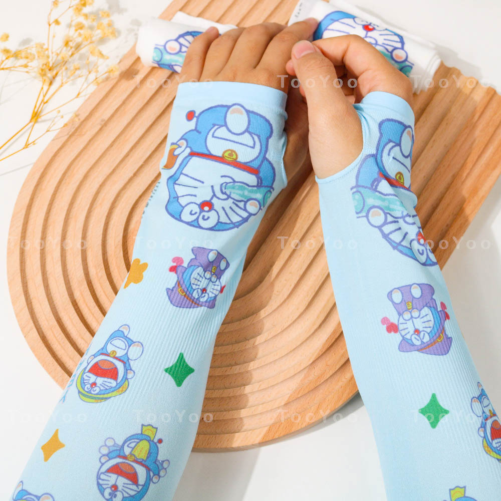 Găng tay chống nắng Doraemon dễ thương cute TooYoo BK00265