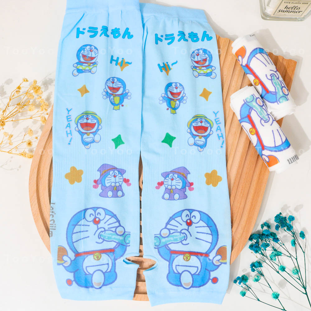 Găng tay chống nắng Doraemon dễ thương cute TooYoo BK00265