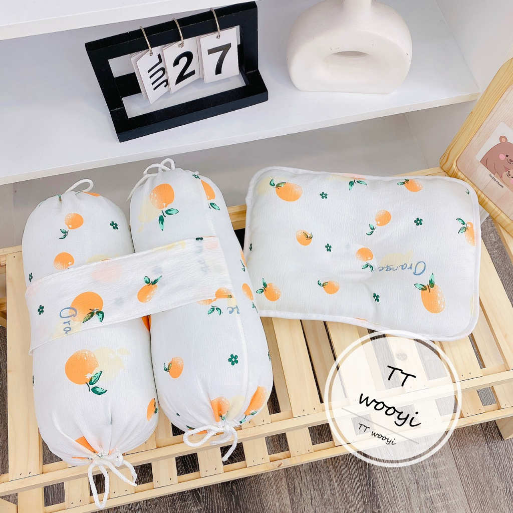 Bộ GỐI CHẶN BÔNG XỐP HÀN cho bé