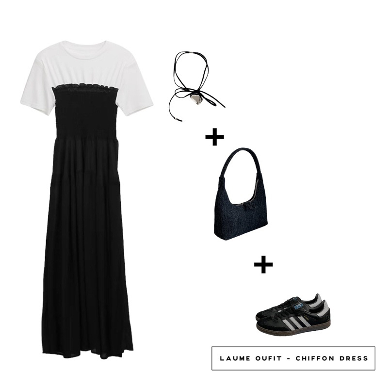 LAUME- Chiffon Dress
