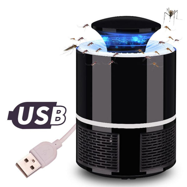 Máy Bắt Muỗi Bằng Đèn Led Thông Minh Kèm Dây USB Tiện Dụng 16.5x14.5cm