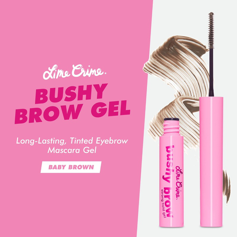 Gel định hình chân mày Lime Crime Bushy Strong Hold màu Baby Brown $15