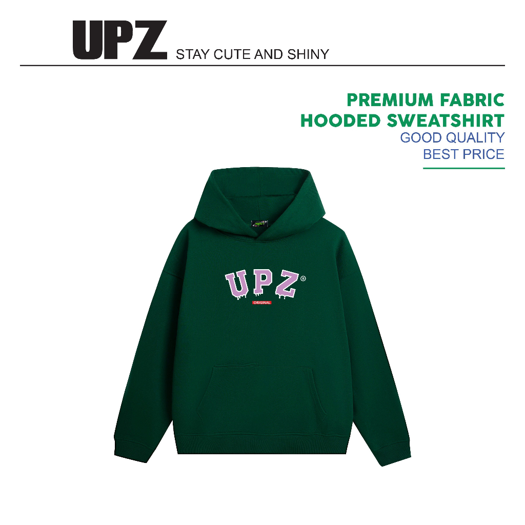 UPZ Áo Khoác Hoodie In UPZ (5 Màu)