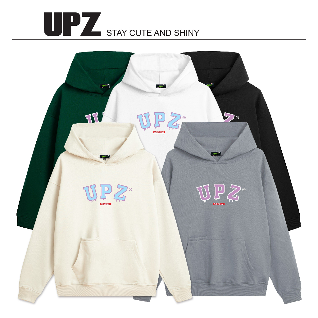 UPZ Áo Khoác Hoodie In UPZ (5 Màu)