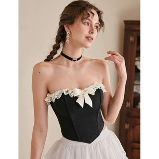 [ORDER SHIEN] Áo Quây Phối Ren Thắt Nơ