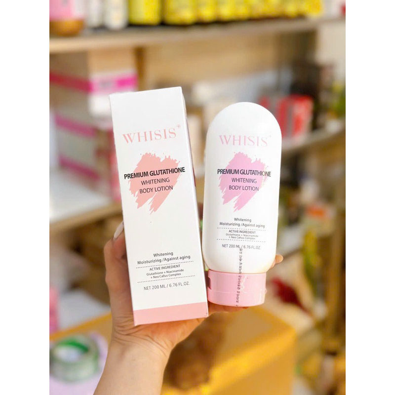 Dưỡng Thể Trắng Da WHISIS PERMIUM COLLAGEN WHITENING BODY LOTION 200ml