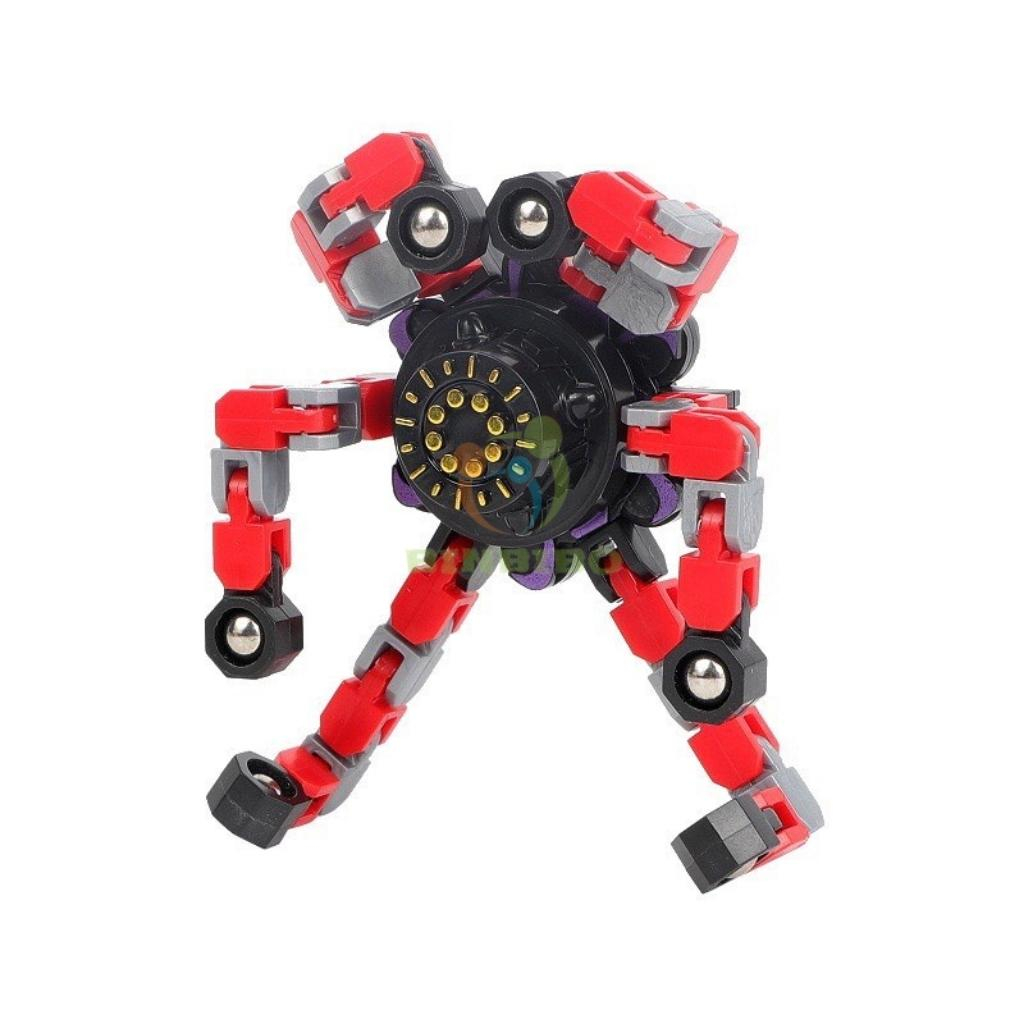 Con quay Spinner Robot Biến Hình Thông Minh cho bé phát triển tư duy - Binbibo