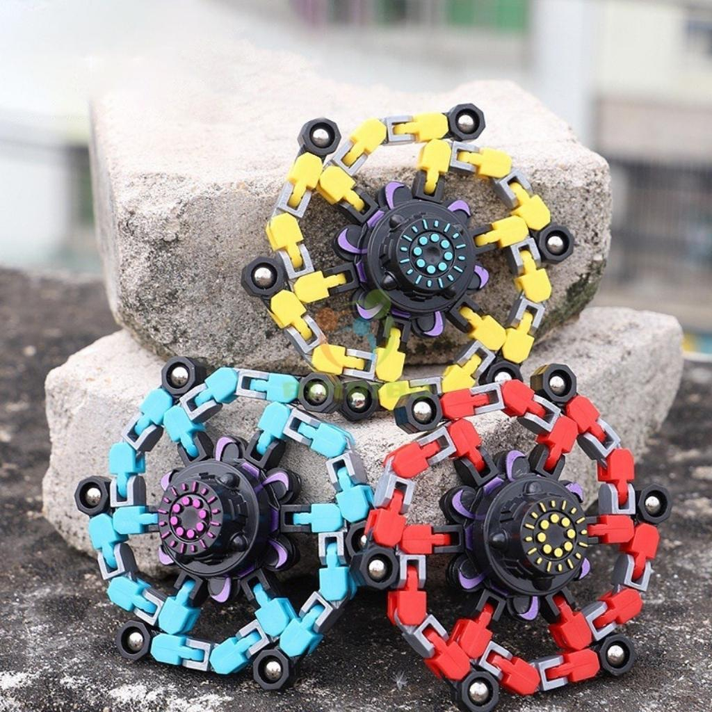 Con quay Spinner Robot Biến Hình Thông Minh cho bé phát triển tư duy - Binbibo