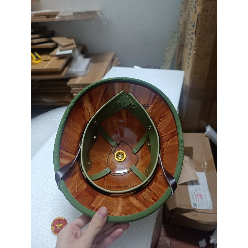 Mũ Cao Cấp - Vân Gỗ - Loại VIP ( Tặng.SA00)