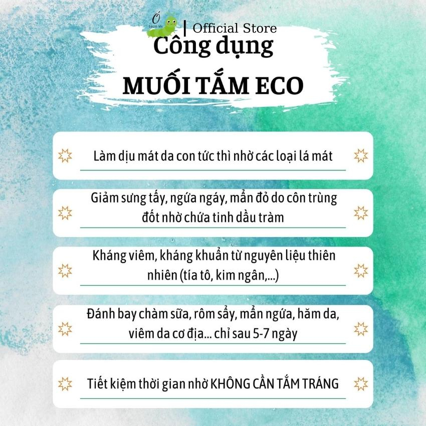 Muối Tắm Bé Eo 400g - Muối Tắm Hàng Ngày Cho Trẻ Sơ Sinh, Phòng Ngừa Và Cải Thiện Các Bệnh Về Da -  Sâu Ó Official Store