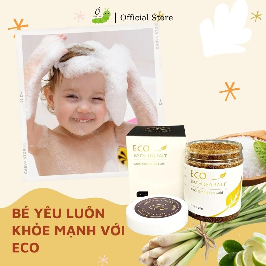 Muối Tắm Bé Eo Gold 400g- Muối Tắm Hàng Ngày Cho Bé Cải Thiện và Phòng Ngừa Bệnh Ngoài Da