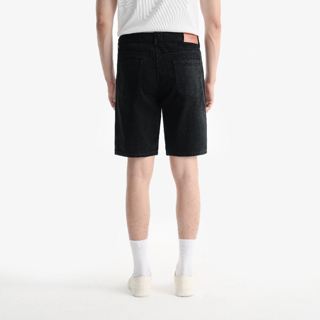 Quần short nam ROWAY Fullbox, vải denim cotton, form suông | Jean short