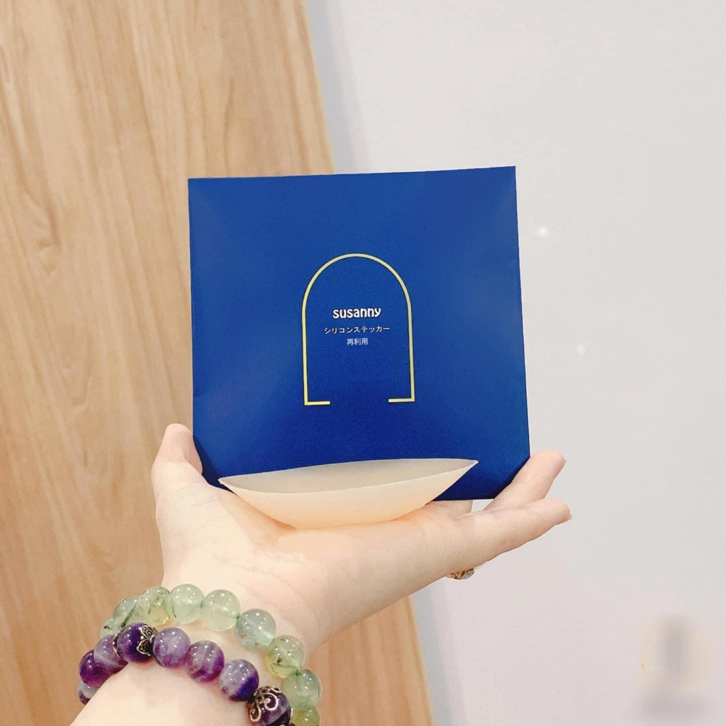Miếng dán ngực Ultra Thin Silicone Susanny siêu mềm êm sử dụng nhiều lần
