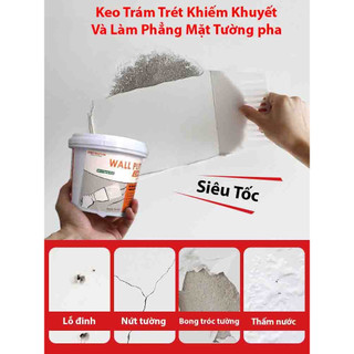  Bột bả trám khe nứt tường gỗ - Bosny Wall Putty  500g .Sử dụng trực tiếp không cần pha loãng 