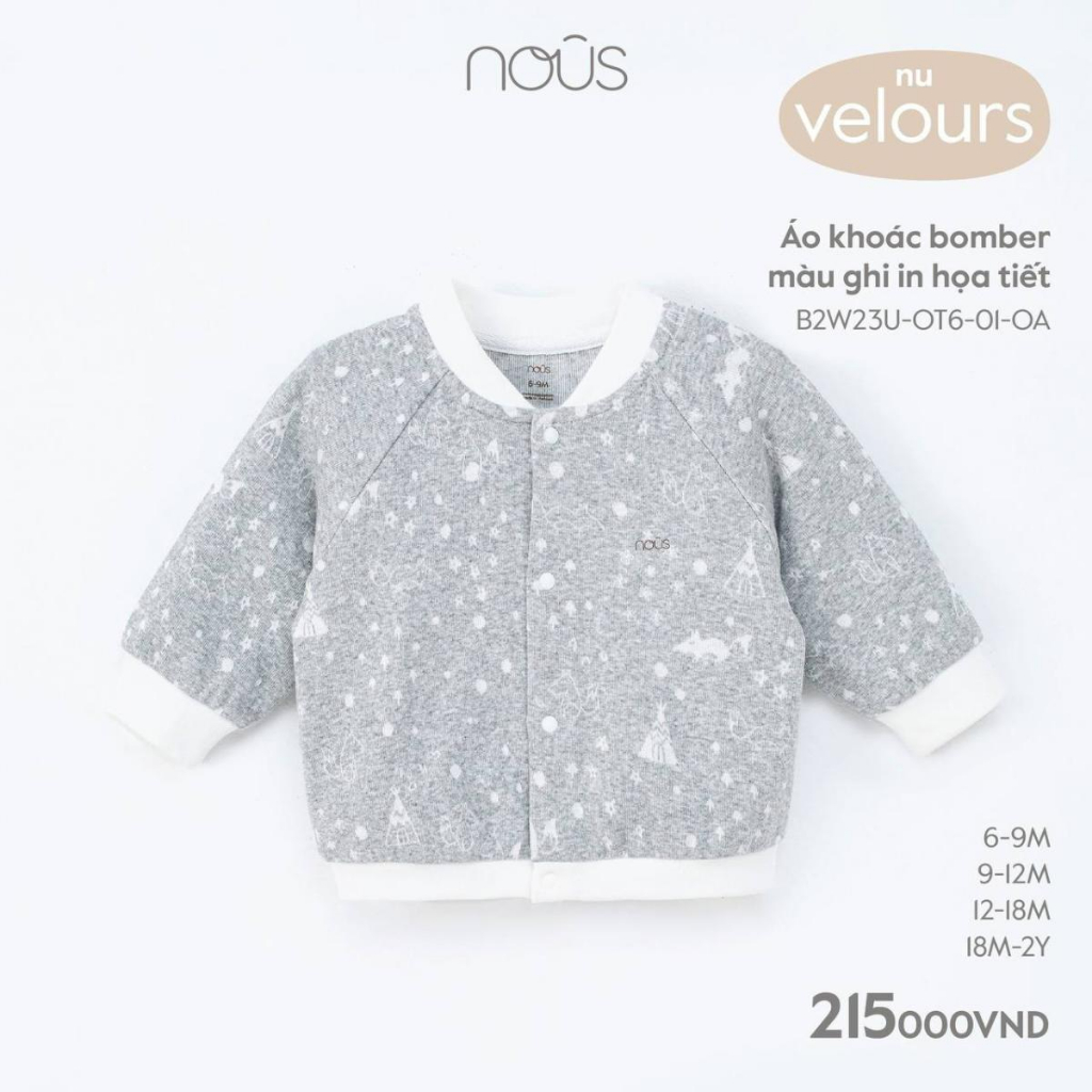 Áo khoác Nous cho bé trai, bé gái