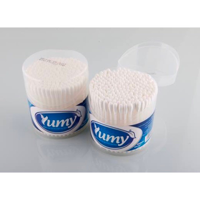 Tăm bông ngoáy tai Yumy nhãn hiệu tăm bông đạt chuẩn Thụy sỹ