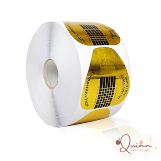 Cuộn giấy nối móng tạo phom, đắp bột đắp gel 500 miếng dùng cho đắp bột đắp gel , gel gôm