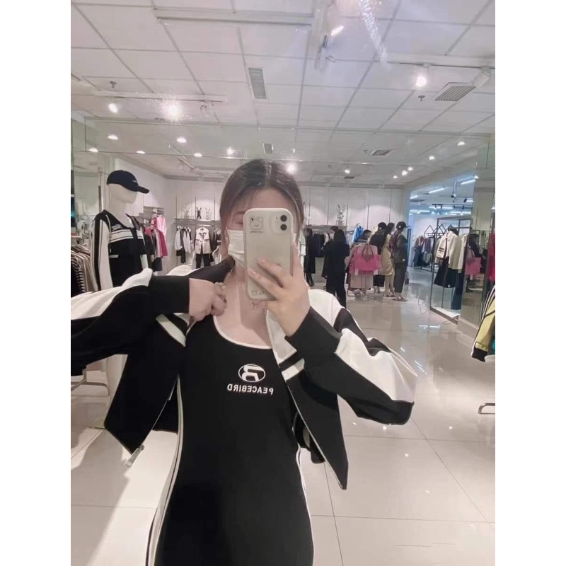 Set váy kèm áo khoác Peace Bird size S