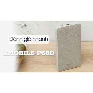 Pin sạc dự phòng polymer 10.000 mah type c pd qc3.0 xmobile p68d likenew 99%