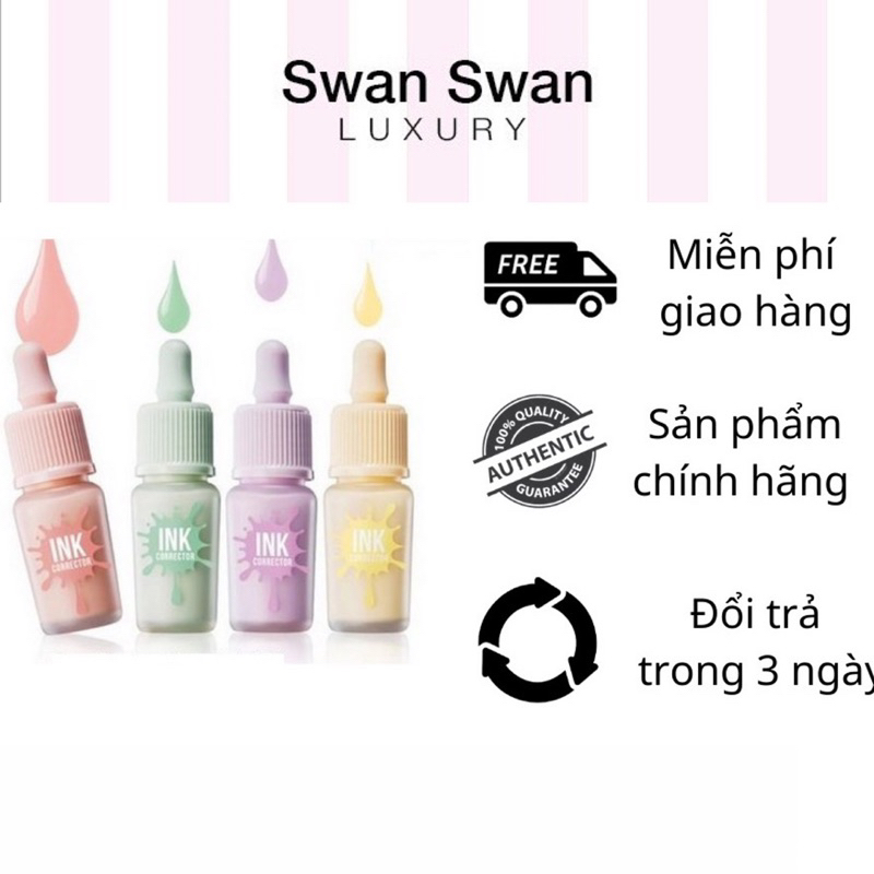 Kem Che Khuyết Điểm Ink Peripera Xanh Mint