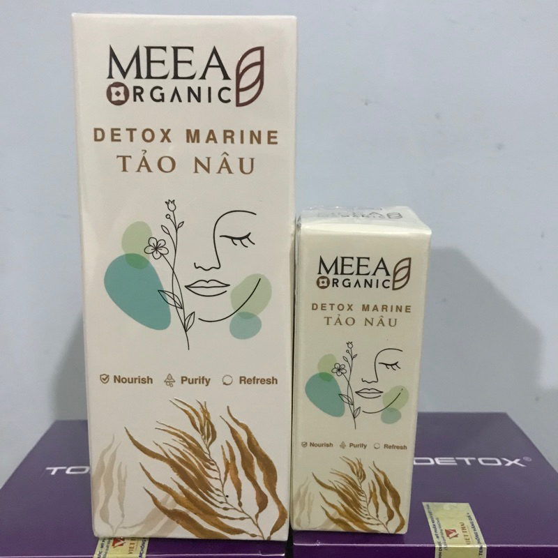 Sữa Rửa Mặt Tảo Nâu Meea Detox Marine tặng kèm chai mini 30ml