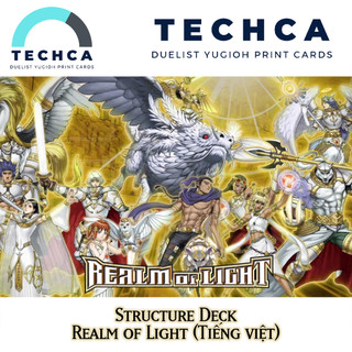 Bài in tiếng việt - bộ bài yugioh - structure deck - realm of light