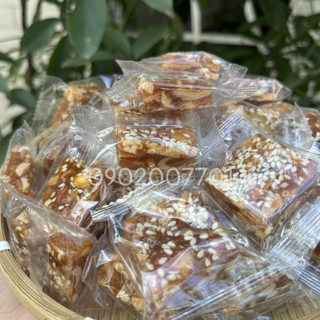 1 Kg Kẹo chuối đậu mè dừa non siêu thơm ngon - đặc sản Bến Tre - kẹo chuối Bến Tre
