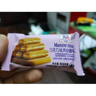 Combo 500g Bánh quy kẹp kem MAGREE FOOD vị Trà xanh , Sữa chua, Socola, chanh, xoài,Chanh leo thơm ngon