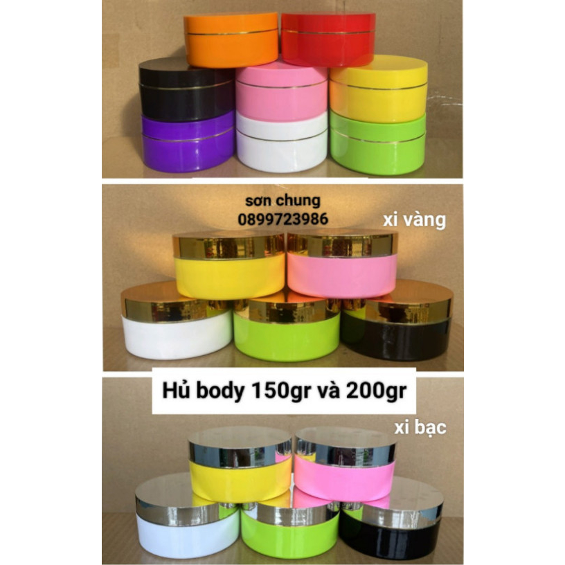 Hủ đựng kem body 200g và 150g