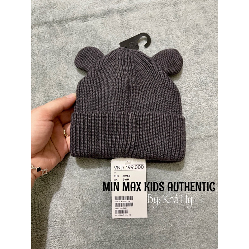 Mũ len quả bông săn sale HM AUTH