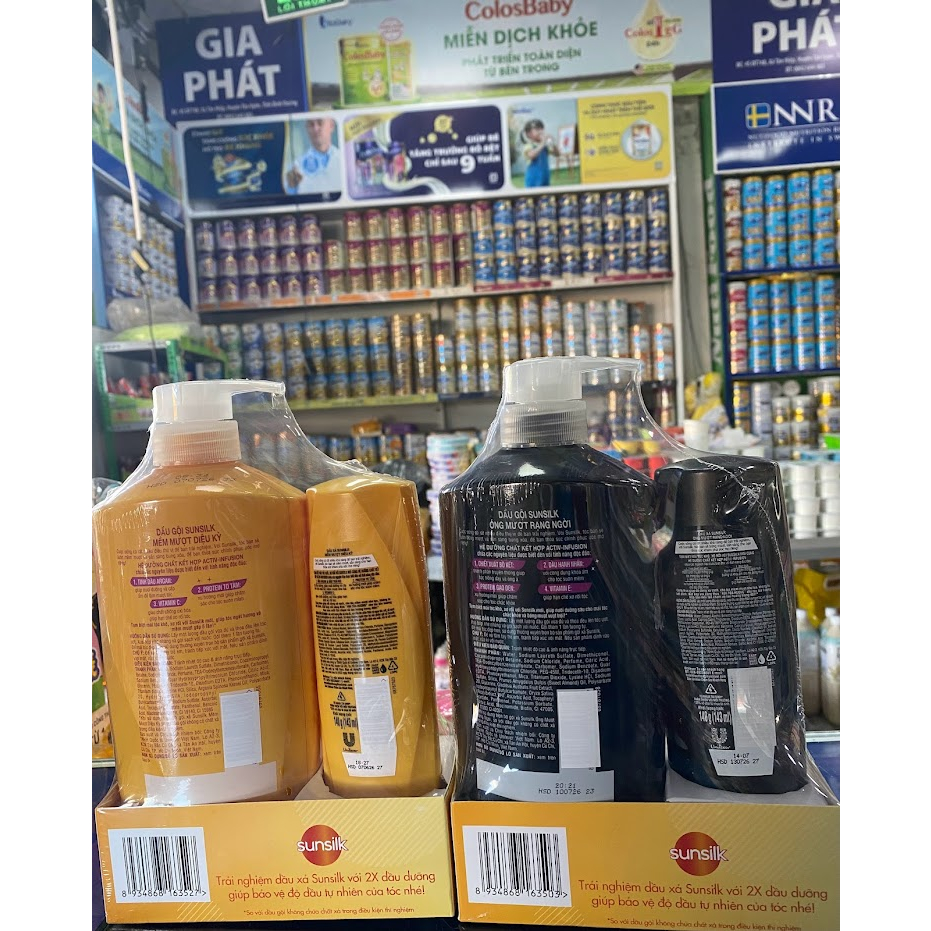 Dầu gội Sunsilk 650g tặng dầu xả 140g